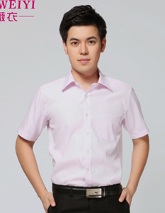 2015春季粉色常规短袖衬衫职业装