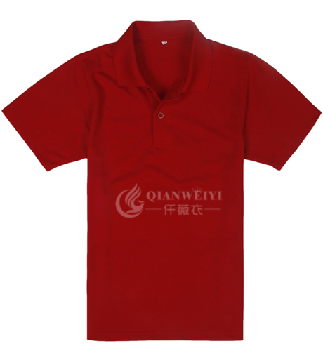 2015新款联通红色短袖广告衫