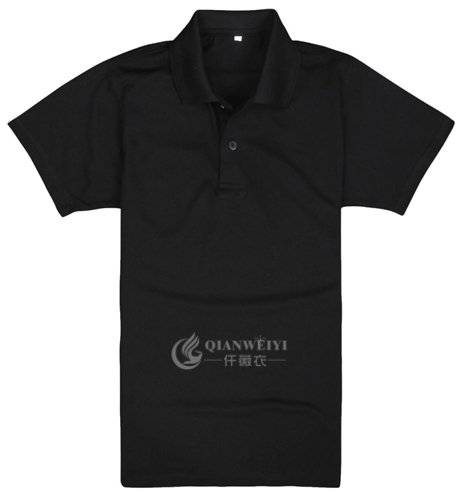 2015夏春秋季全面短袖黑色T恤工作服